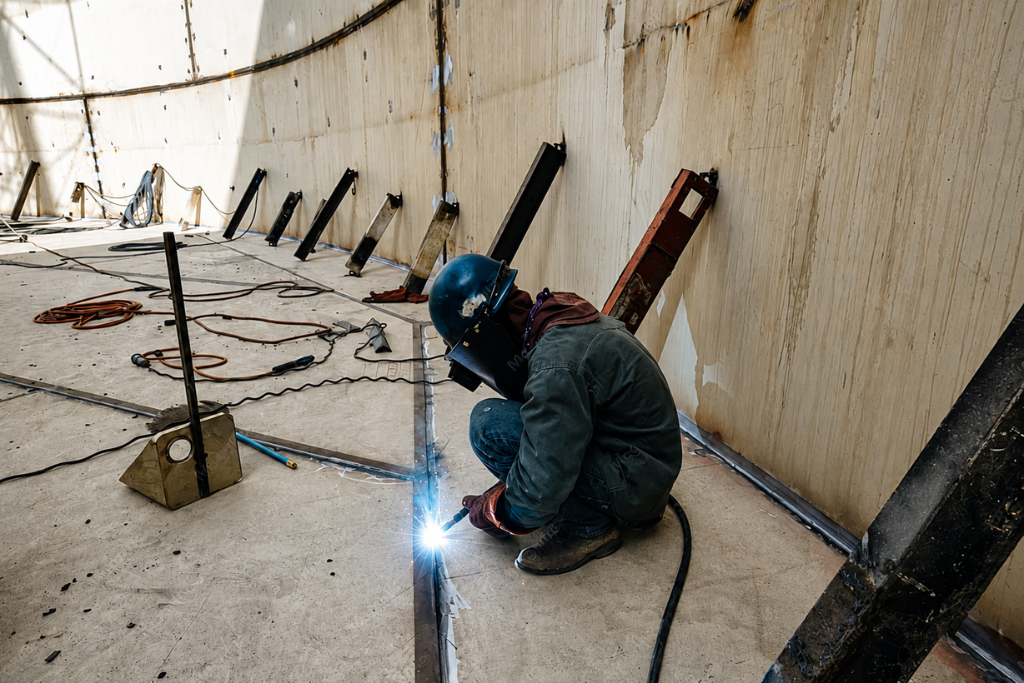 Tank Annular Plate Support Inspection