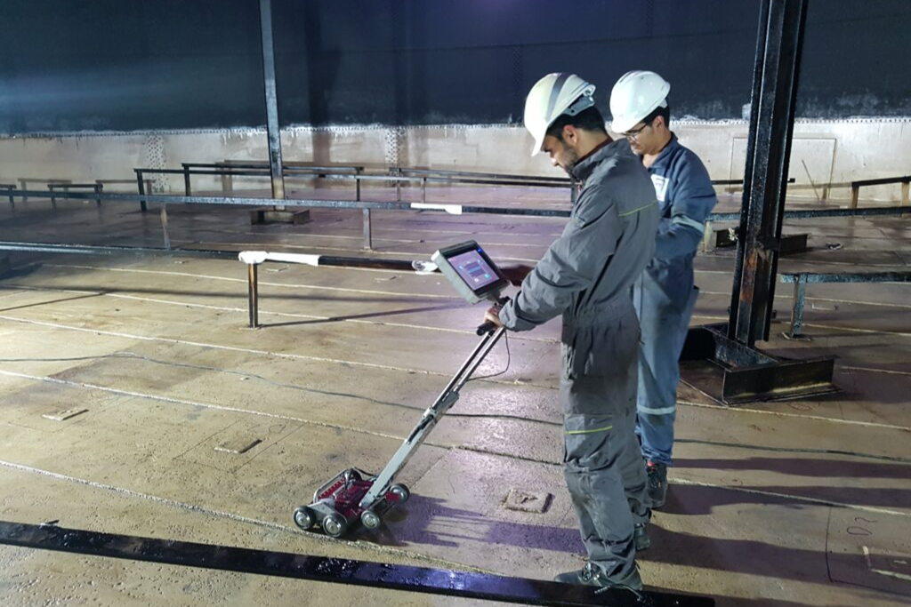 Magnetic Flux Leakage — Tank Floor